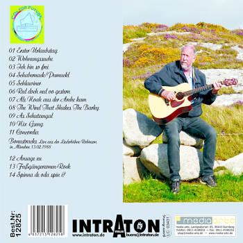Liedermacher: CD 'Ich bin so frei'  - gespielt von: Reiner Rumpf, Spielzeit: 45 Minuten, Einband: Digipack, Gewicht: 0,053 Kg