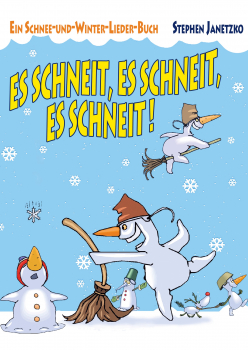 Kinderbücher Ab 3 Jahre: Buch 'Es schneit, es schneit, es schneit!'  - Ein Schnee-und-Winter-Lieder-Buch mit allen Texten, Noten und Gitarrengriffen zum Mitsingen und Mitspielen - geschrieben von:  Stephen Janetzko,  Seitenzahl:  48, Einband: Paperback-Bu
