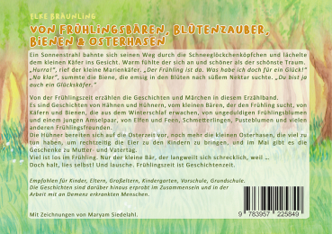 Kinderbücher Ab 4 Jahre: Buch 'Von Frühlingsbären, Blütenzauber, Bienen & Osterhasen - 24 bunte Vorlesegeschichten im Frühling'  - Empfohlen für Kinder, Eltern, Großeltern, Kindergarten, Vorschule, Grundschule. Die Geschichten sind darüber hinaus erprobt 
