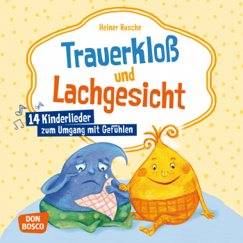 Kindermusik Ab 3 Jahre: CD 'Trauerkloß und Lachgesicht'  -  14 neue Kinderlieder zum Umgang mit Gefühlen - gespielt von: Heiner Rusche, Spielzeit: 70 Minuten, Einband: Jewelcase, Gewicht: 0,095 Kg