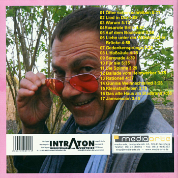 Singer-Songwriter: CD 'Rosarote Brille'  - gespielt von: Günter Reiß, Spielzeit: 74 Minuten, Einband: Jewelcase, Gewicht: 0,109 Kg