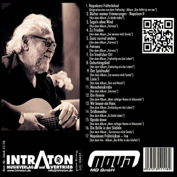 Singer-Songwriter: CD 'Napoleons Frühstücksei'  - gespielt von: Sandy Wolfrum, Spielzeit: 69 Minuten, Einband: Jewelcase, Gewicht: 0,08 Kg