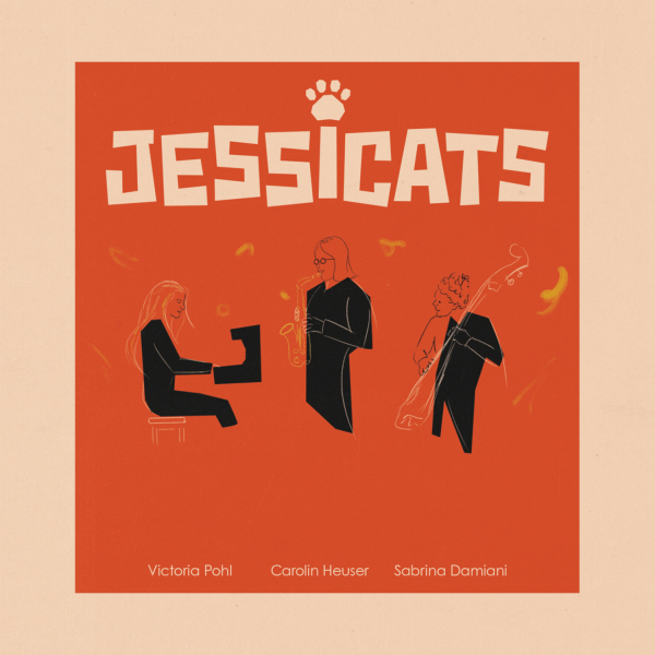 Mainstream Jazz: CD 'Jessicats'  - gespielt von: Carolin Heuser, Victoria Pohl und Sabrina Damiani, Spielzeit: 55 Minuten, Einband: Digipack, Gewicht: 0,053 Kg
