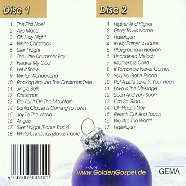 Gospel: CD '20 Years on Stage'  -  Gospel & Soul - gespielt von: Oliver Schott & The Golden Gospel Choir, Spielzeit: 116 Minuten, Einband: Jewelcase, Gewicht: 0,105 Kg