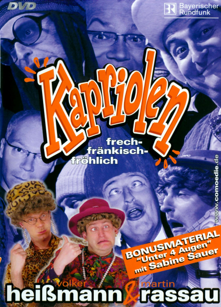 Kabarett und Comedy: DVD 'Kapriolen'  - frech-fränkisch-fröhlich - Volker Heißmann und Martin Rassau, Spielzeit: 59Minuten, Einband: DVD-Box, Gewicht: 0,103 Kg