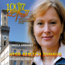 Schlager: CD-Single 'Hier bin ich Zuhaus'  -  Ein Lied für Fürth - 1000 Jahre Kleeblattstadt Fürth - gespielt von: Carola Gebhart, Spielzeit: 11 Minuten, Einband: Jewelcase, Gewicht: 0,064 Kg