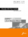 Play It - Study-Album Cello: CD 'Concertino Nr. 1, F-Dur'  -  Lern-CD für Cello mit Klavierbegleitung - komponiert von: Jean Baptiste Bréval, Spielzeit: 51 Minuten, Einband: DVD-Box, Gewicht: 0,094 Kg