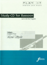 Play It - Study-Album Bassoon / Fagott: CD 'Adagio F-Dur'  -  Lern-CD für Fagott mit Klavierbegleitung - komponiert von: Louis Spohr, Spielzeit: 19 Minuten, Einband: DVD-Box, Gewicht: 0,094 Kg
