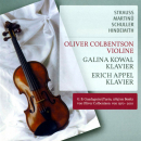 Violine und Klavier: CD 'Oliver Colbentson - Violine'  -  Strauss - Martinü - Schuller - Hindenith - gespielt von: Oliver Colbentson, Spielzeit: 71 Minuten, Einband: Jewelcase, Gewicht: 0 Kg