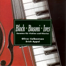 Violine und Klavier: CD 'Bloch - Busoni - Ives'  - gespielt von: Oliver Colbentson, Spielzeit: 70 Minuten, Einband: Jewelcase, Gewicht: 0 Kg